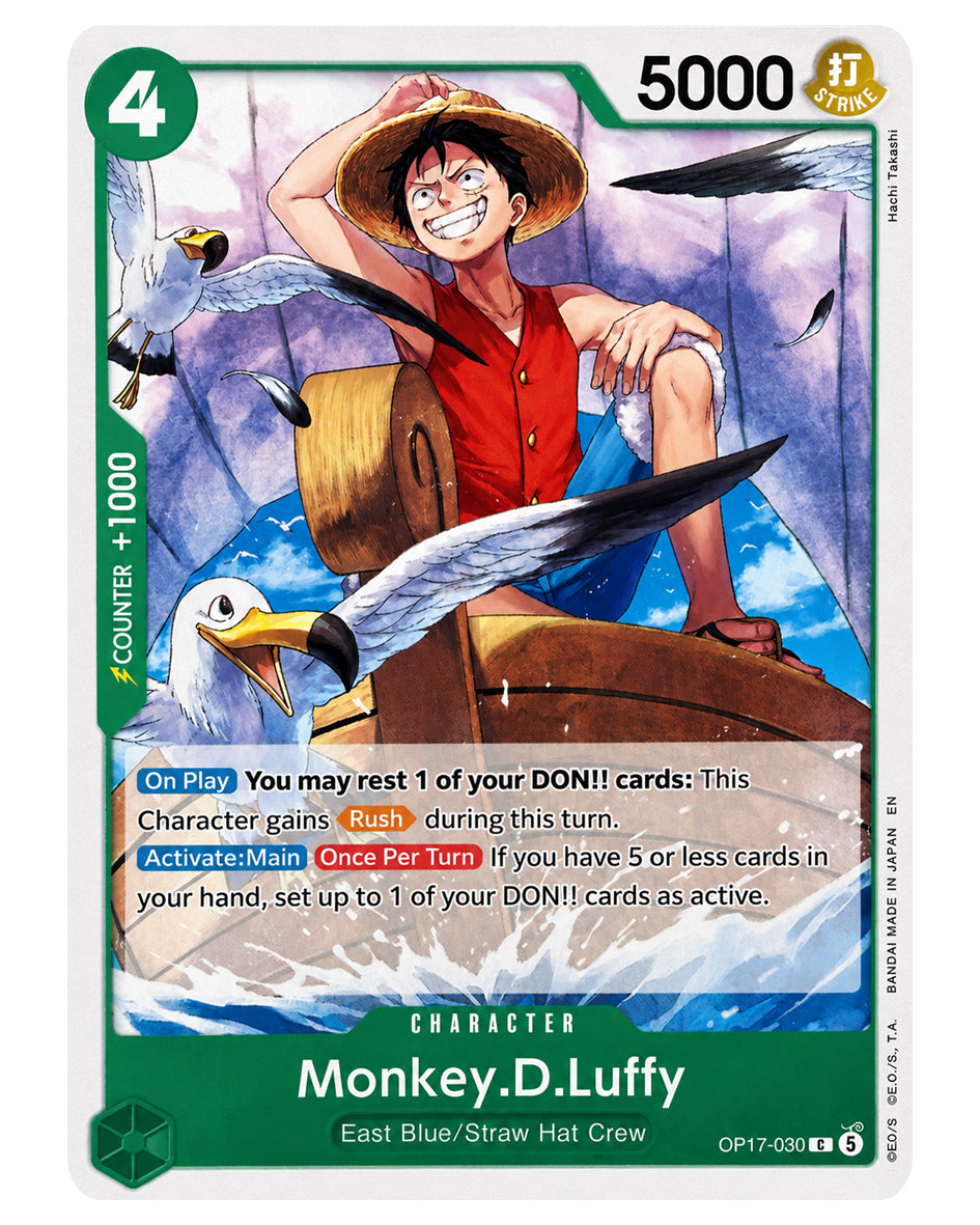 OP17-030 C Monkey.D.Luffy - ENGLISH