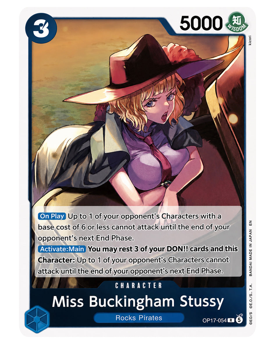 OP17-054 R Miss Buckingham Stussy V.1 - ENGLISH