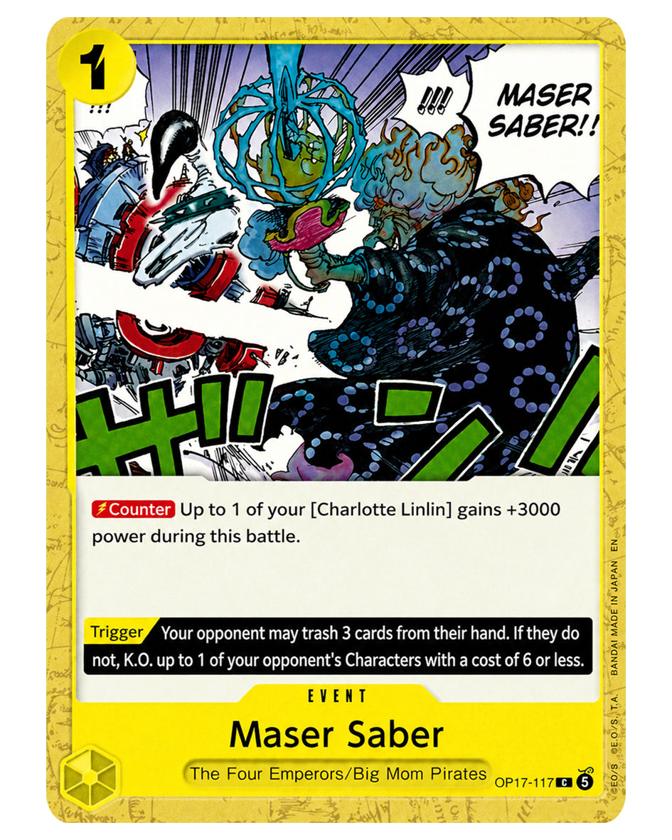 OP17-117 C Maser Saber - ENGLISH