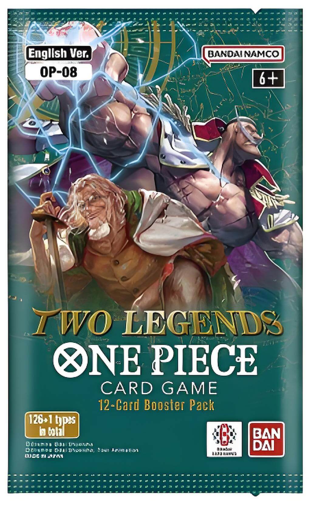 OP08 Booster Two Legends - One Piece Card Game - ENGLISH