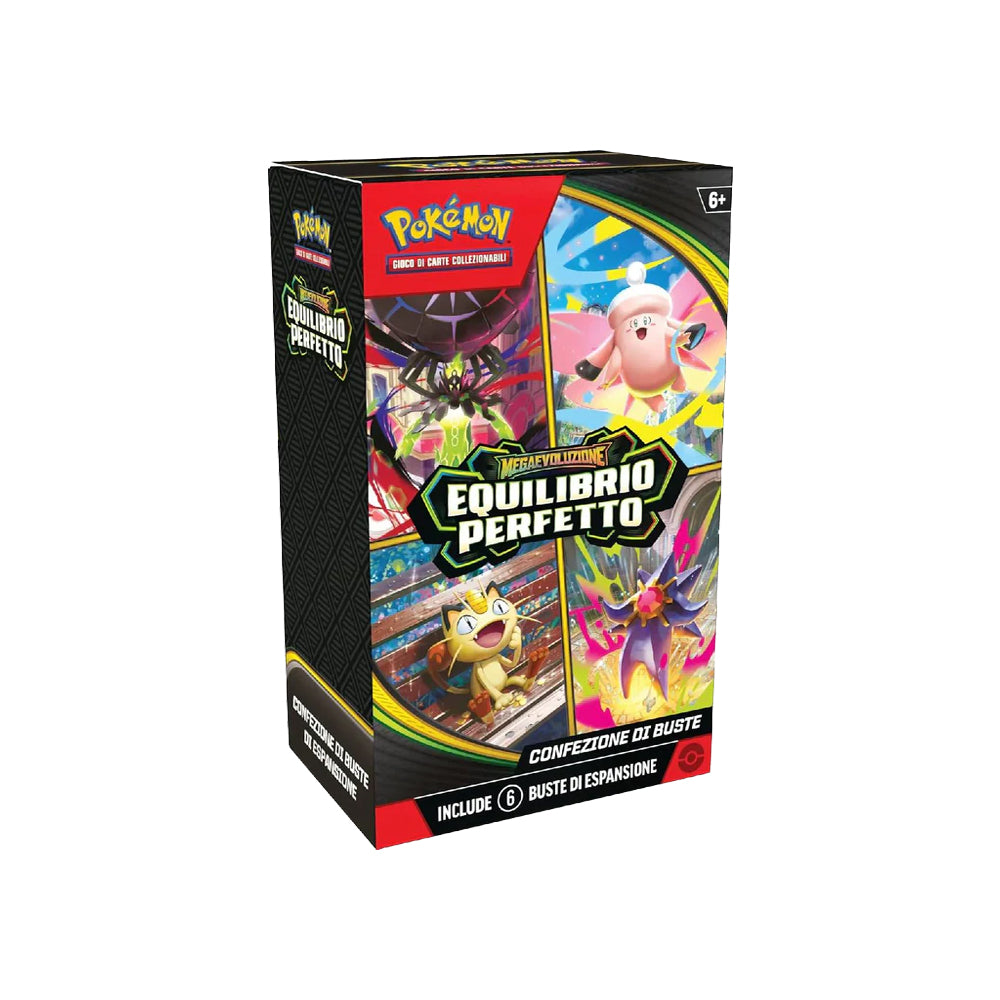 Pokémon Megaevoluzione Equilibrio Perfetto Bundle da 6 Buste