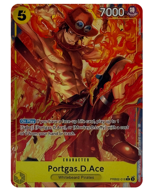 PRB02-018 SEC Portgas.D.Ace V.2 - ENGLISH