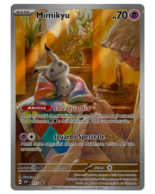 SVP 075 Mimikyu - Black Star Promos - ITALY