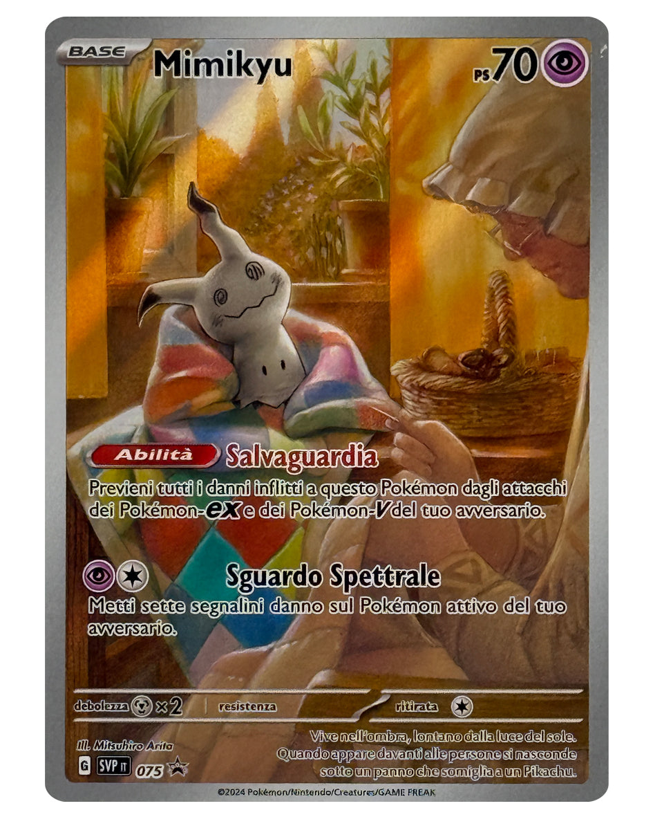 SVP 075 Mimikyu - Black Star Promos - ITALY