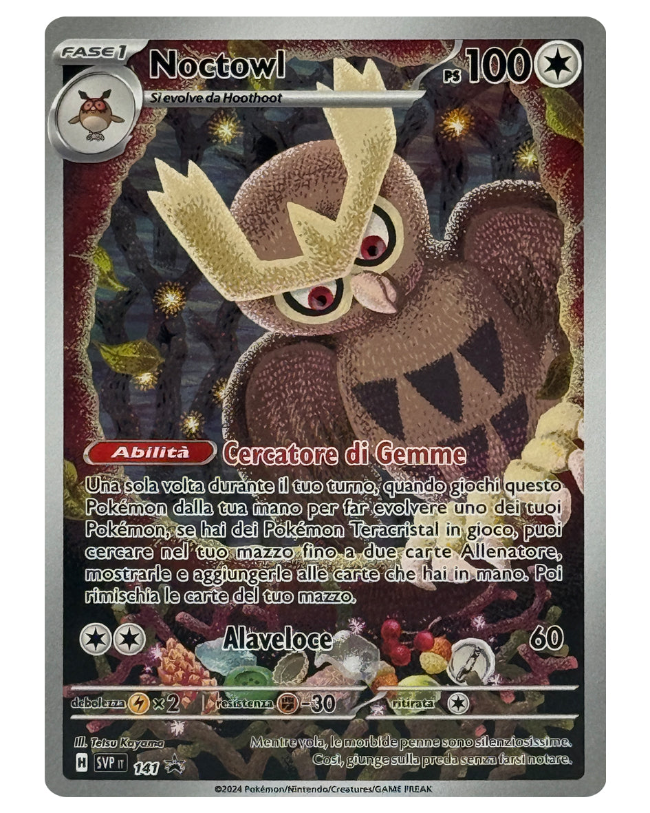 SVP 141 Noctowl - Black Star Promos - ITALY