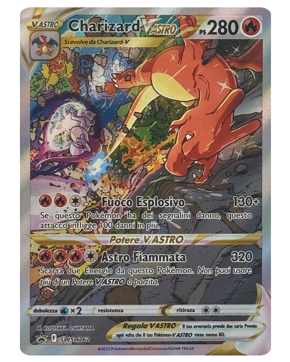 SWSH 262 Charizard VASTRO - ITALY