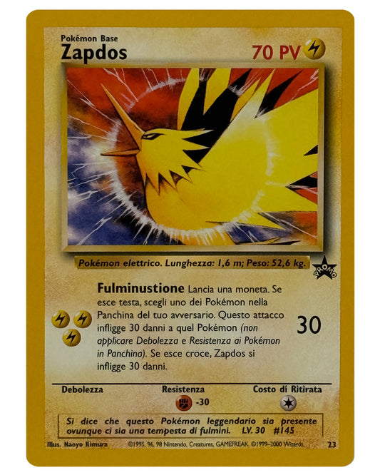 WP 23 Zapdos - Black Star Promos - ITALY