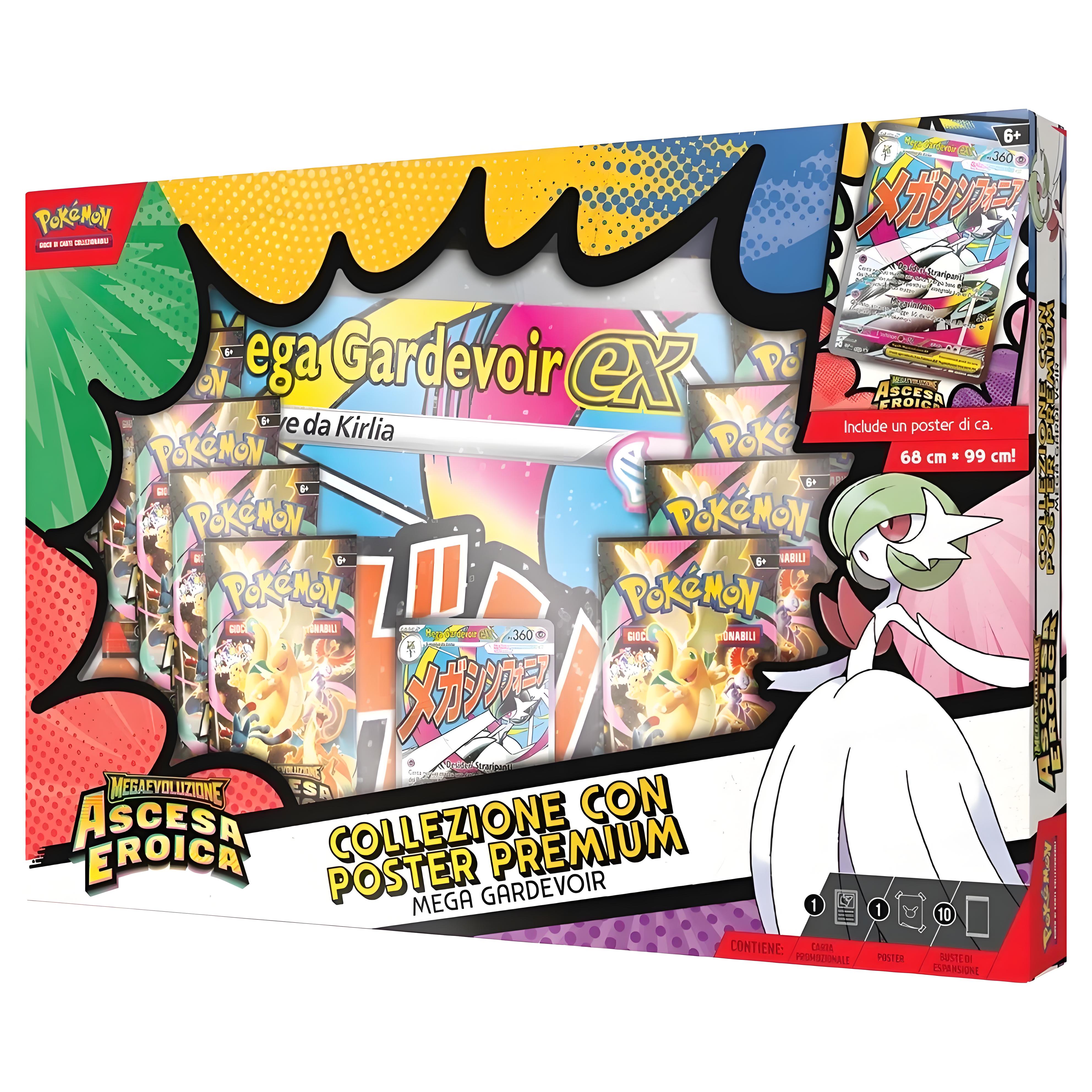 Mega Gardevoir Collezione Premium - Pokémon Mega Evoluzione Ascesa Eroica - ITALY