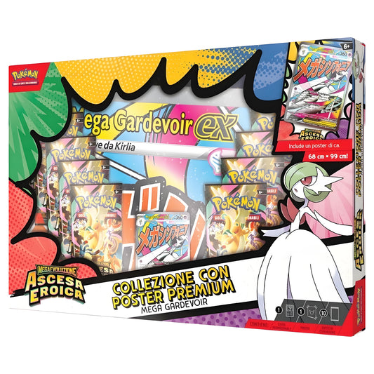 Mega Gardevoir Collezione Premium - Pokémon Mega Evoluzione Ascesa Eroica - ITALY