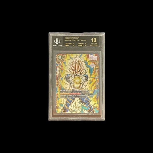 Fb01-096 Vegeta Alt Art (Eng) - Bgs 10 Black Label Grading